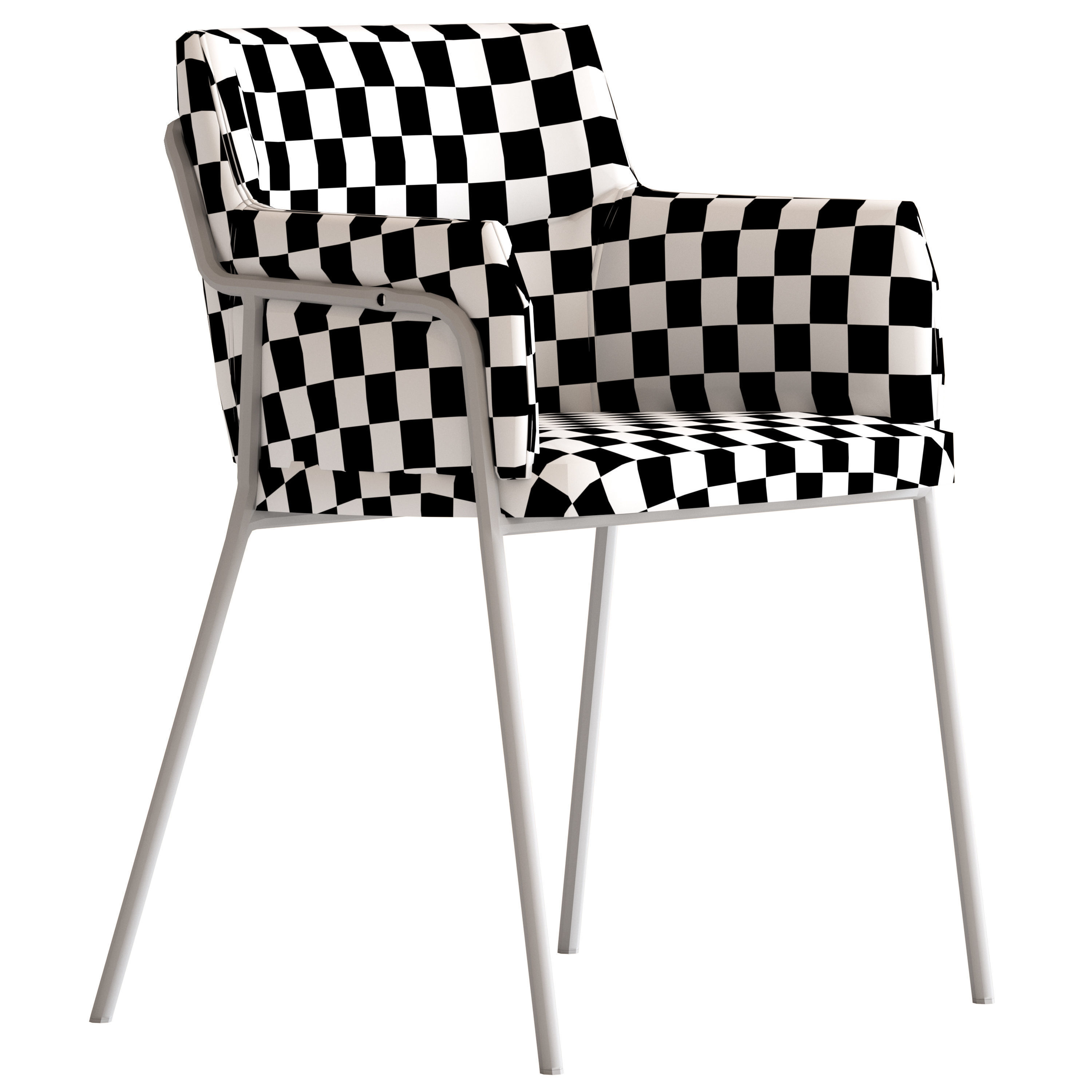 Cult Furniture Harriet Chair and Stool 3D model_14