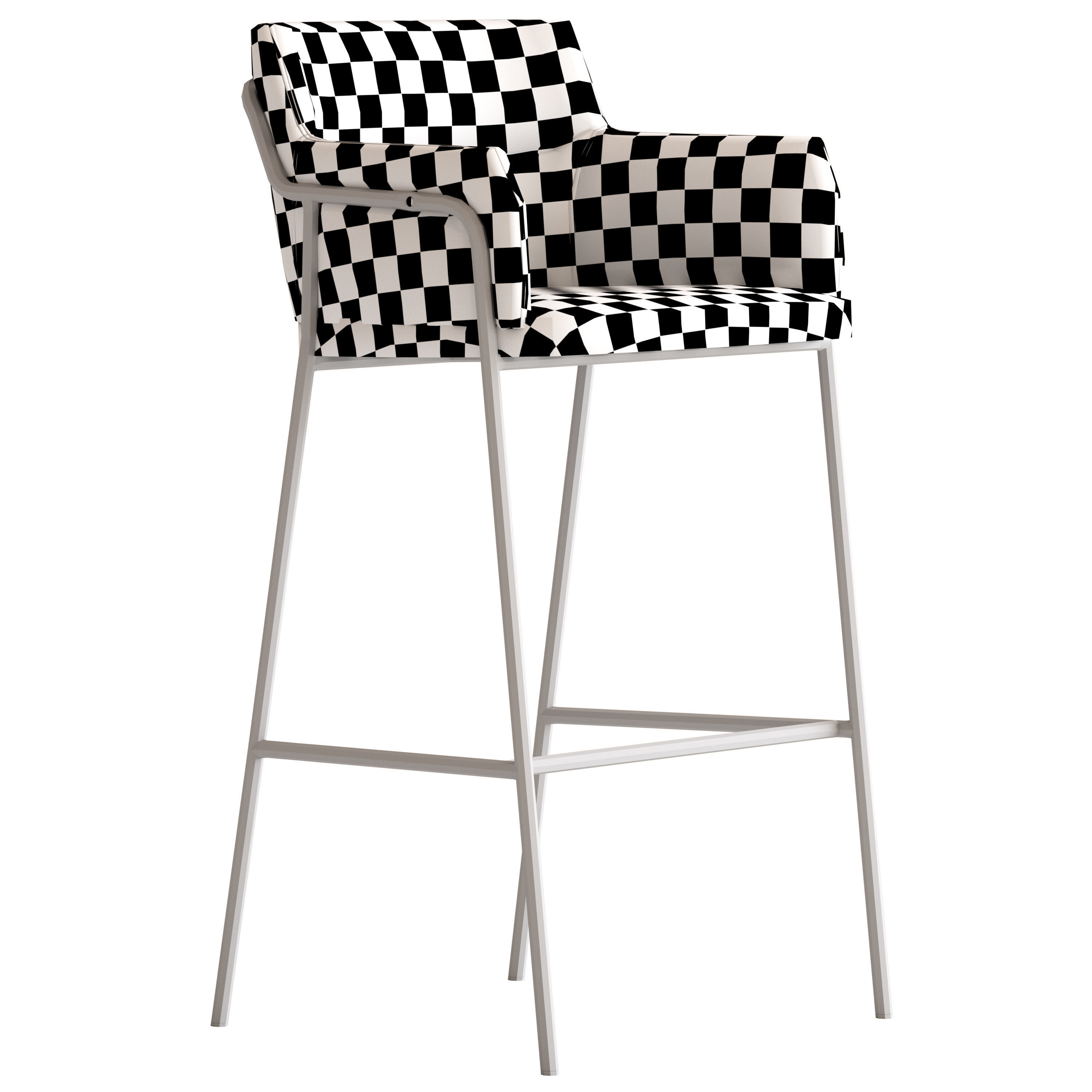 Cult Furniture Harriet Chair and Stool 3D model_16