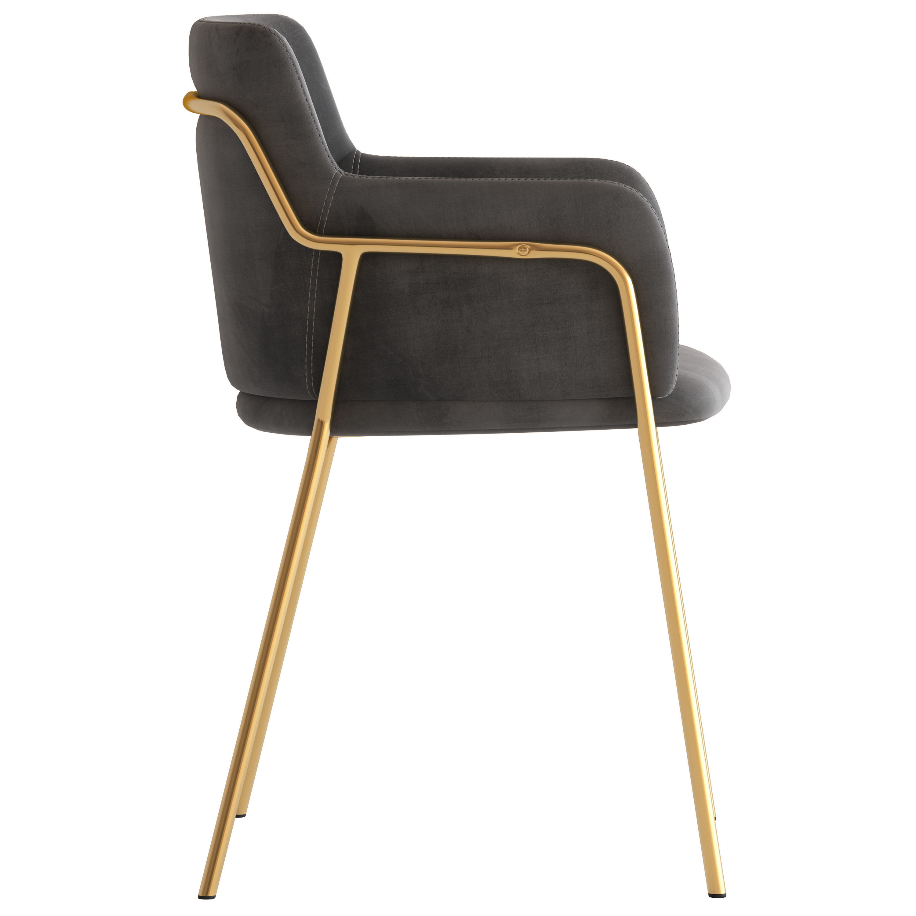 Cult Furniture Harriet Chair and Stool 3D model_4