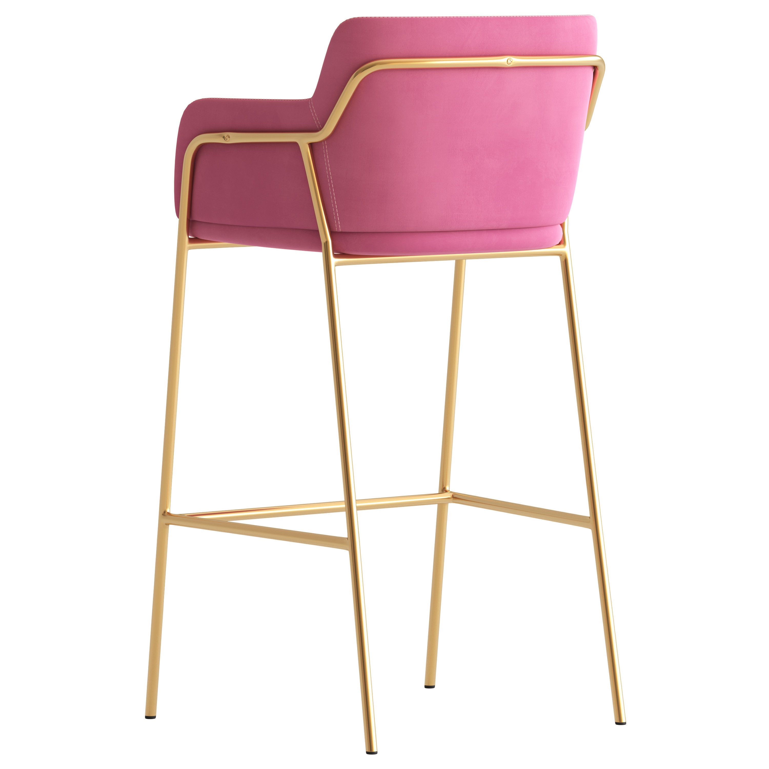 Cult Furniture Harriet Chair and Stool 3D model_9
