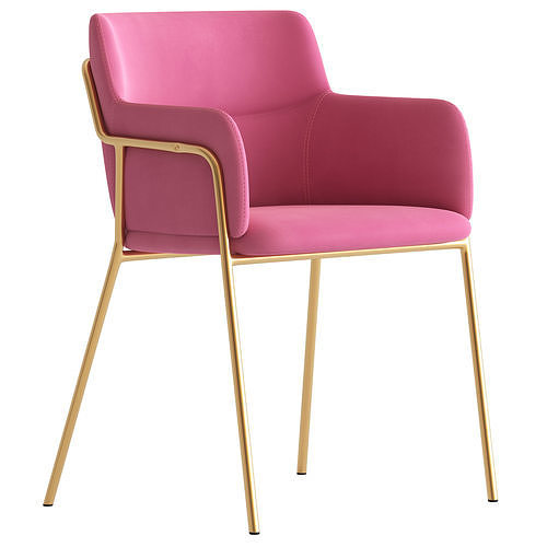 Cult Furniture Harriet Chair and Stool 3D model 2