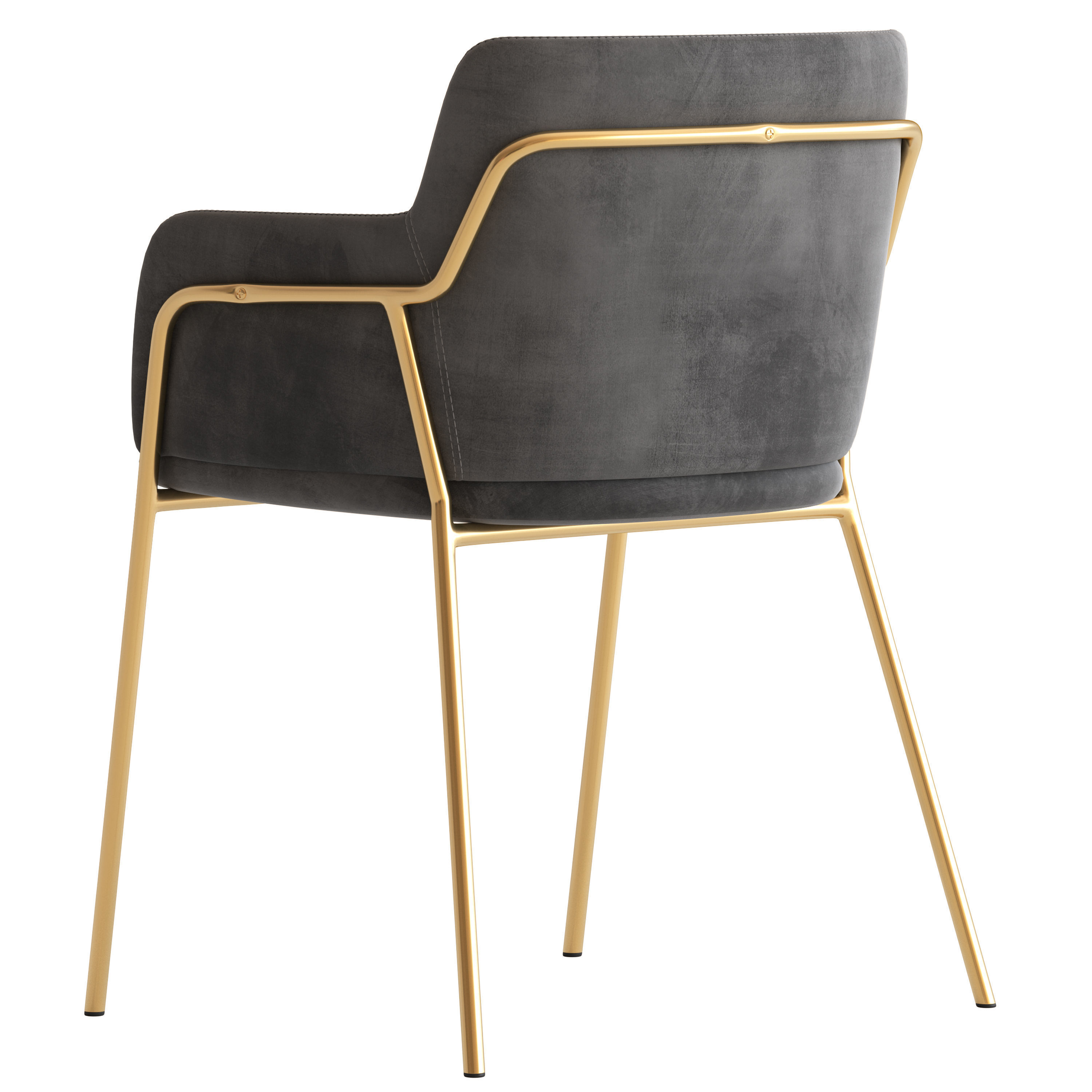 Cult Furniture Harriet Chair and Stool 3D model_3