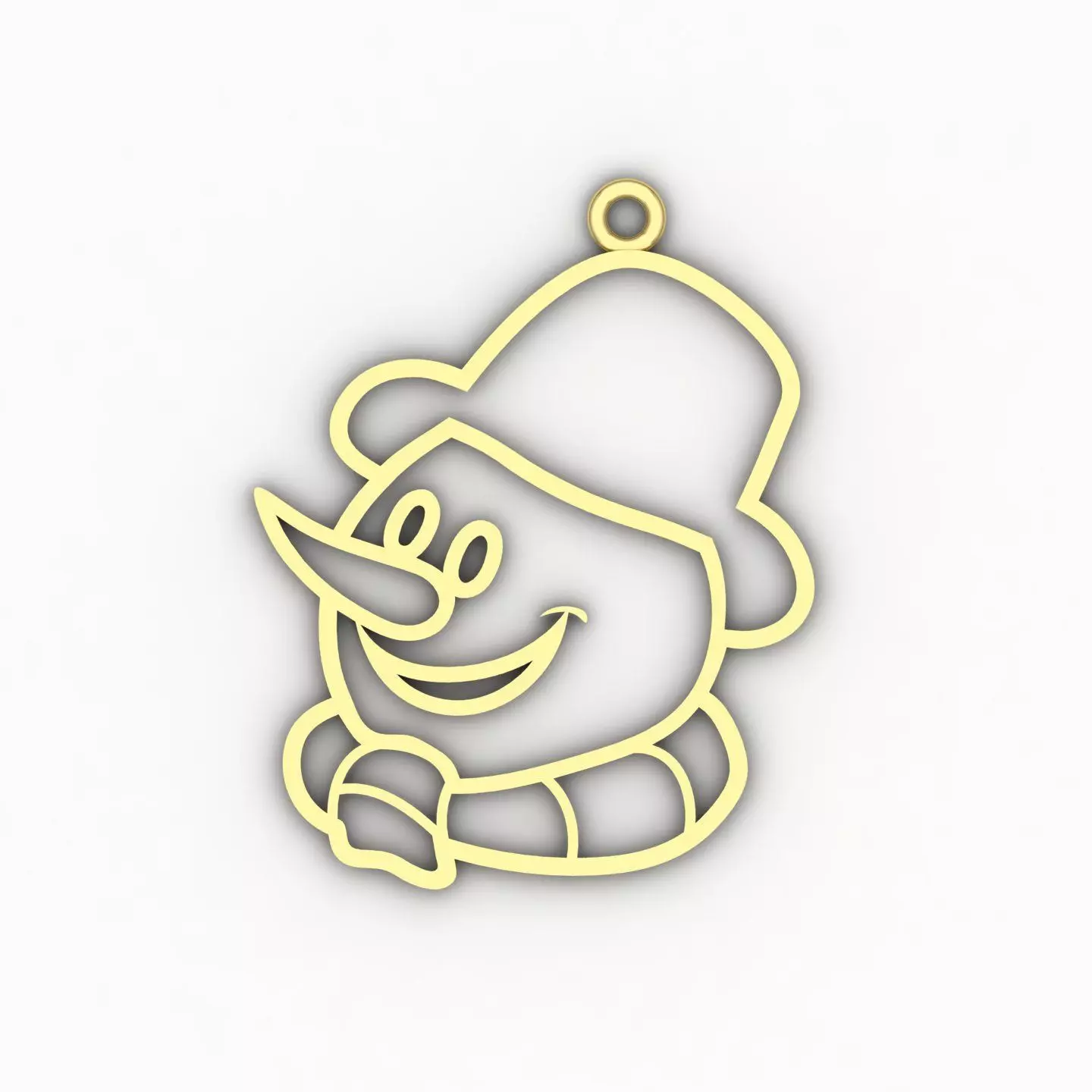 snowman 02 3D print model_0