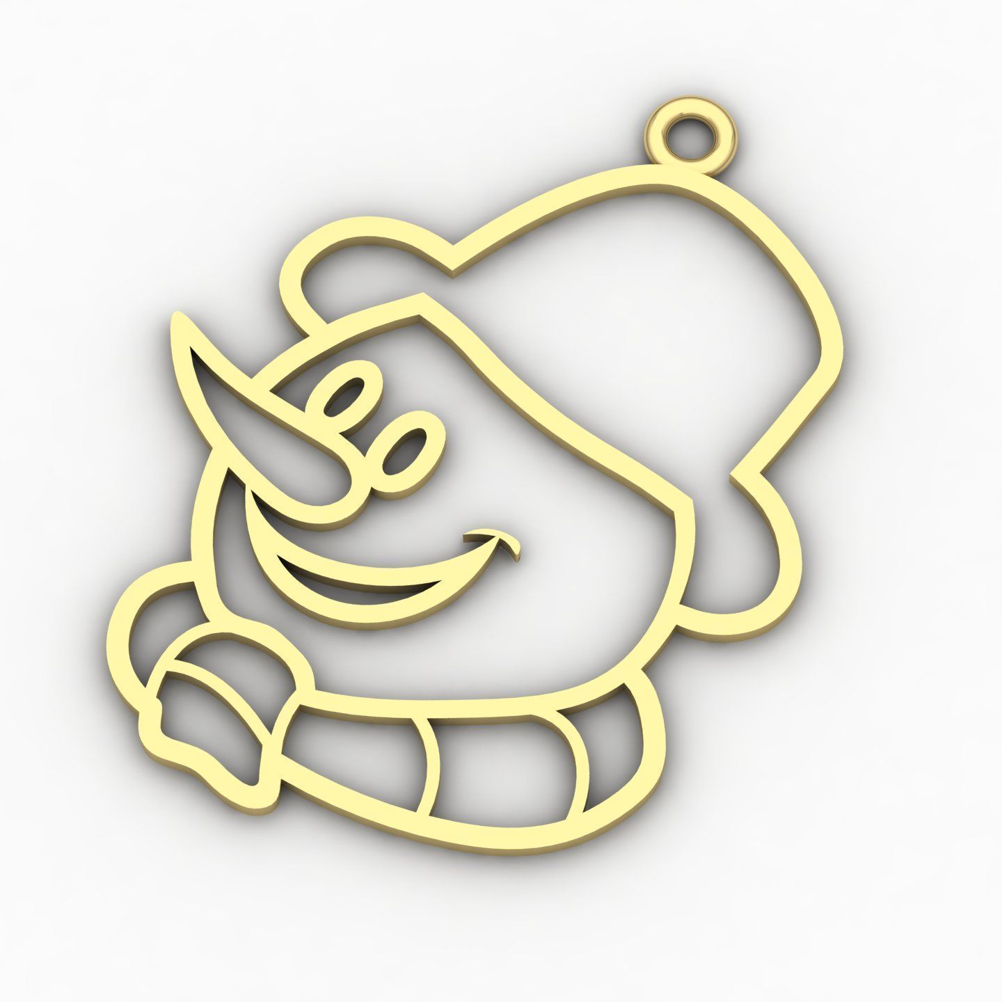 snowman 02 3D print model_1