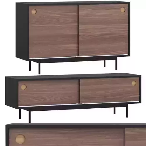 Cult Furniture Julianne TV Stand and Sideboard 3D model