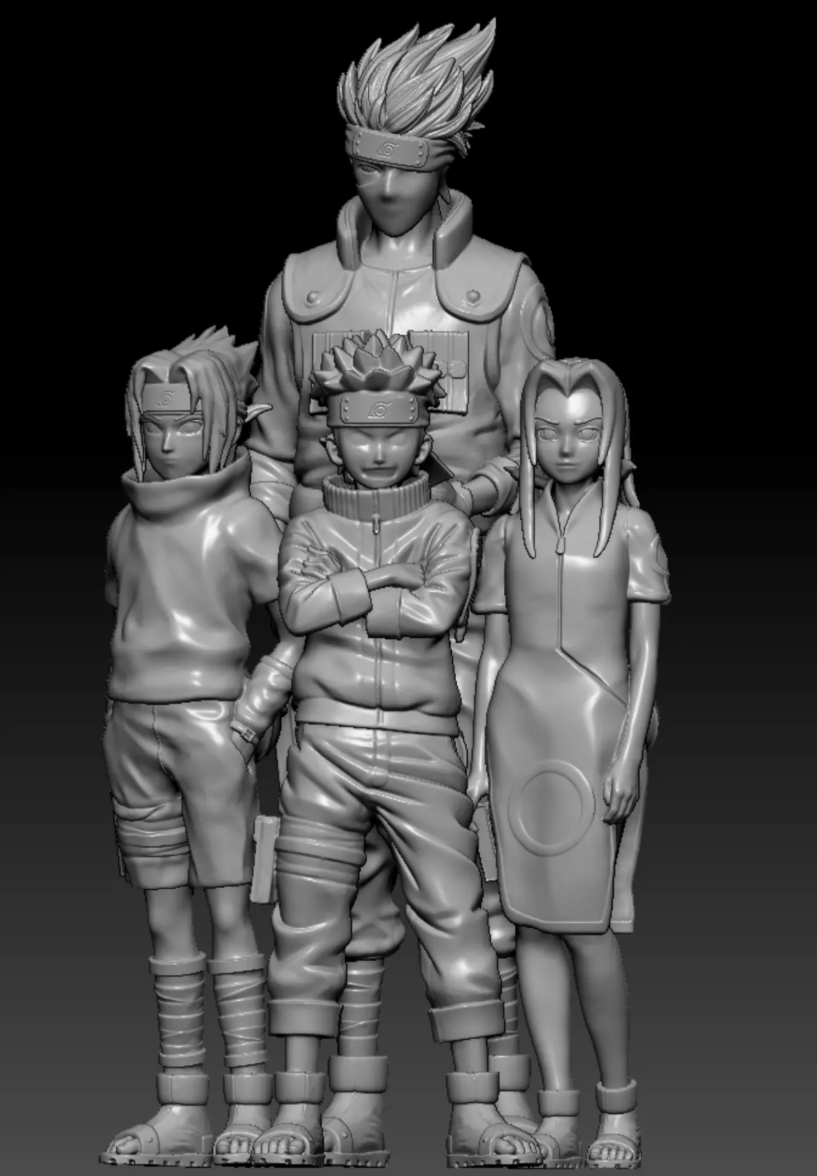 NARUTO Class 7 3D print model