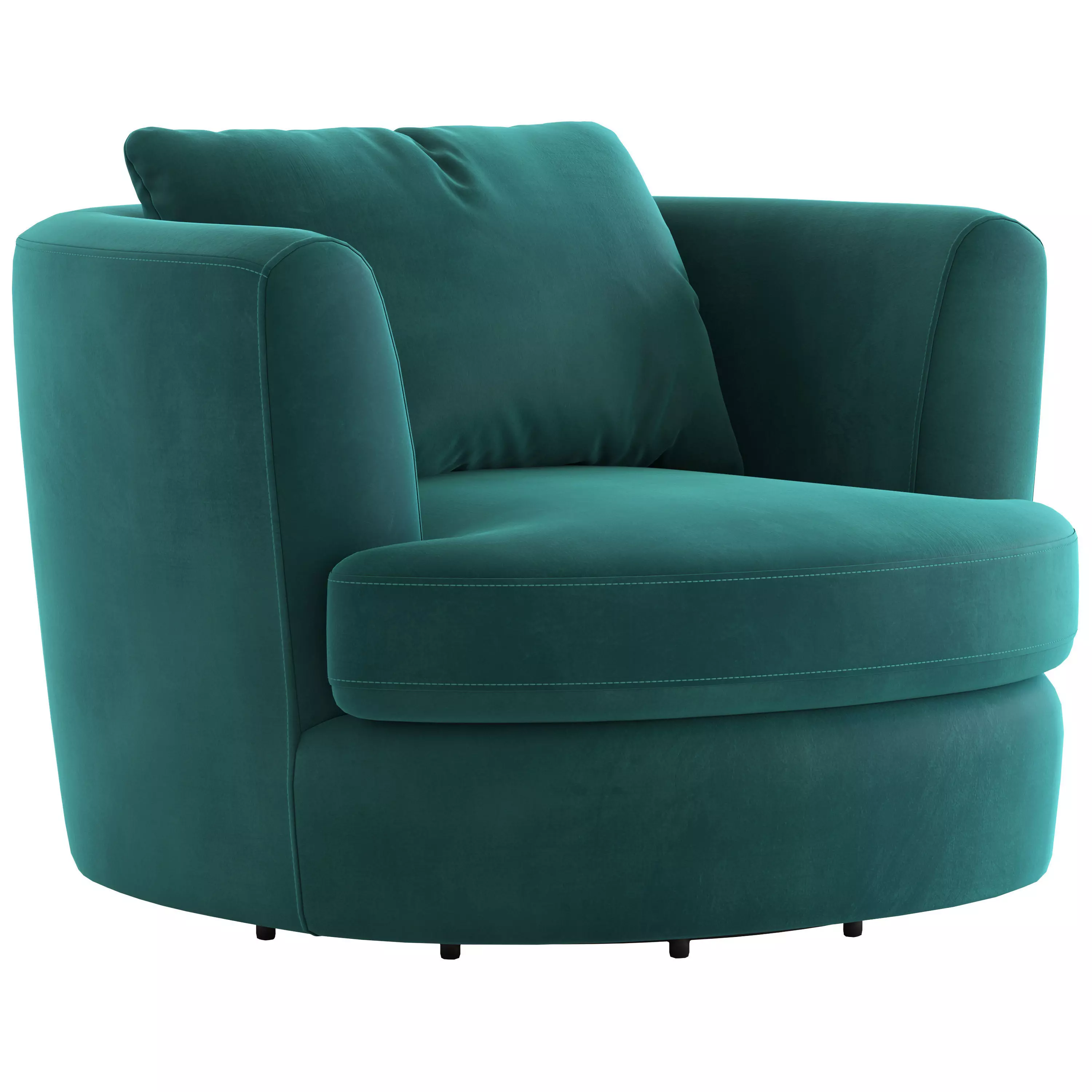 Cult Furniture Magnolia Swivel Armchair 3D model_0