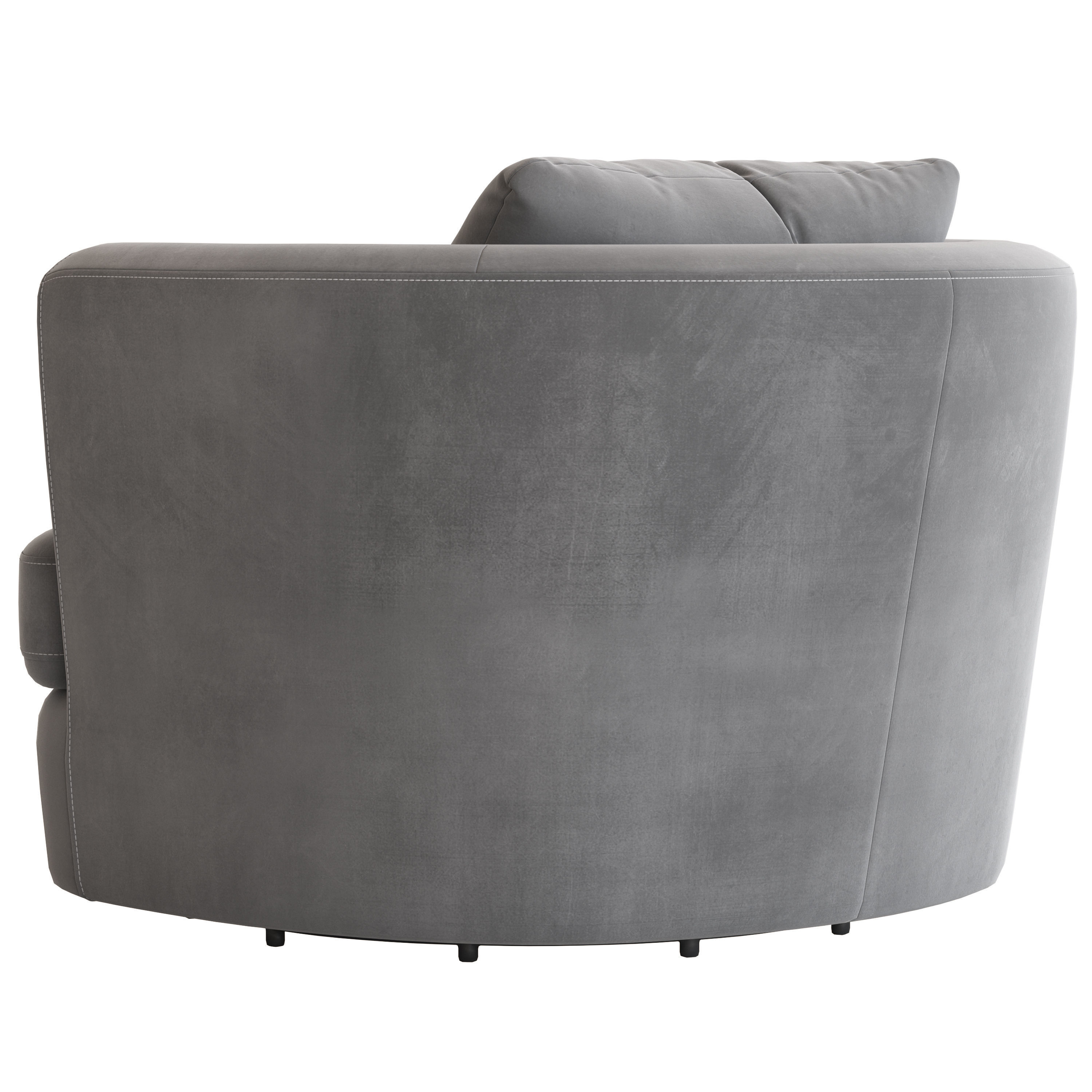 Cult Furniture Magnolia Swivel Armchair 3D model_3