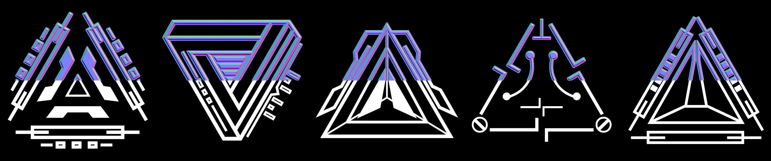 50 Sci-Fi Hologram Normal Map and Alpha Vol 2 3D model_10