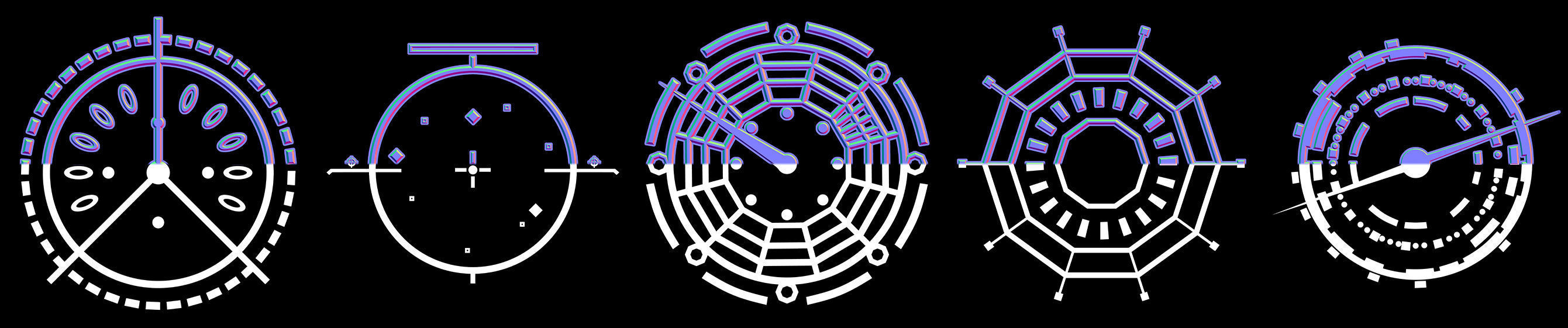 50 Sci-Fi Hologram Normal Map and Alpha Vol 2 3D model_13