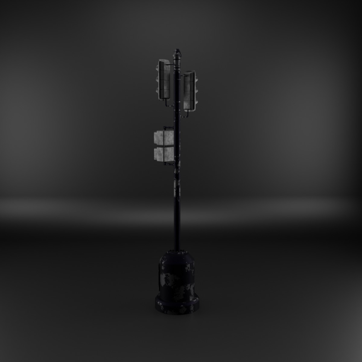 Traffic Light 3D model_4