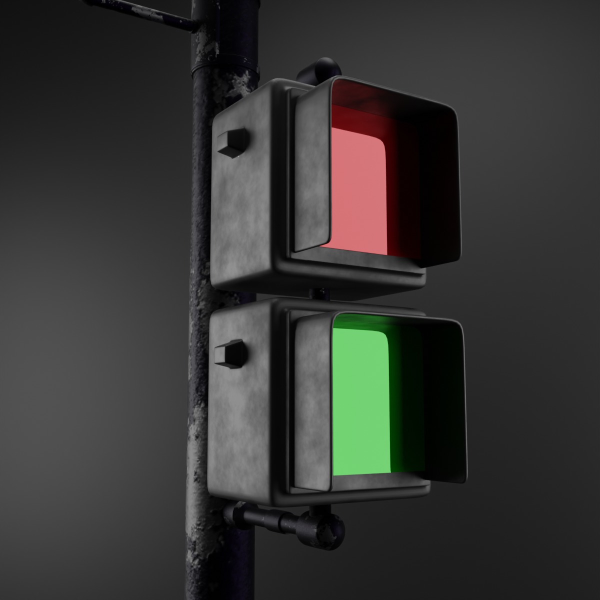 Traffic Light 3D model_2