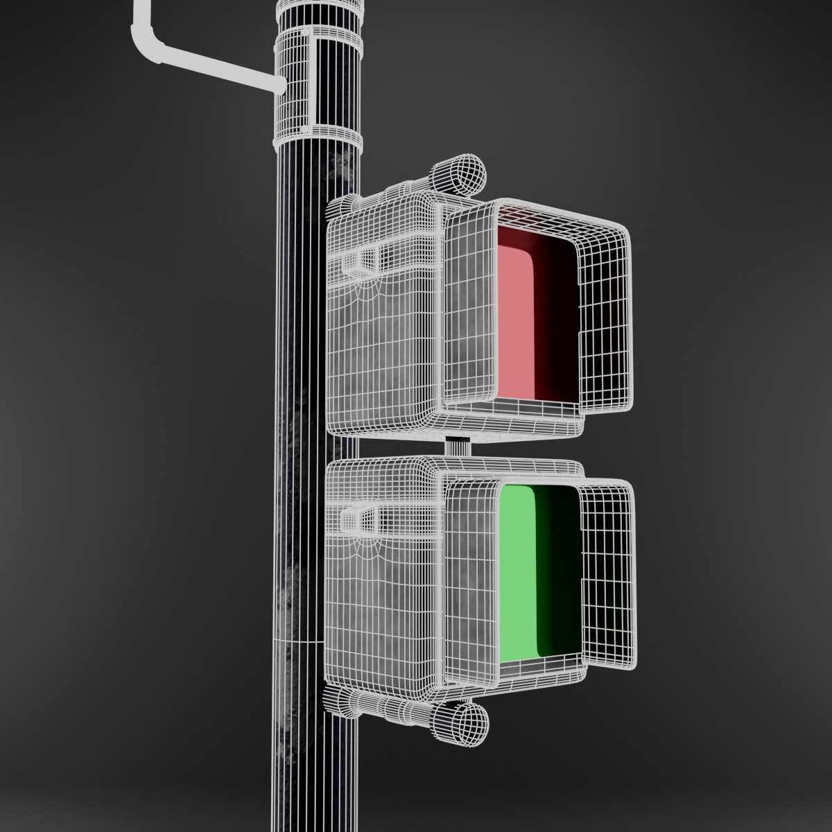 Traffic Light 3D model_8