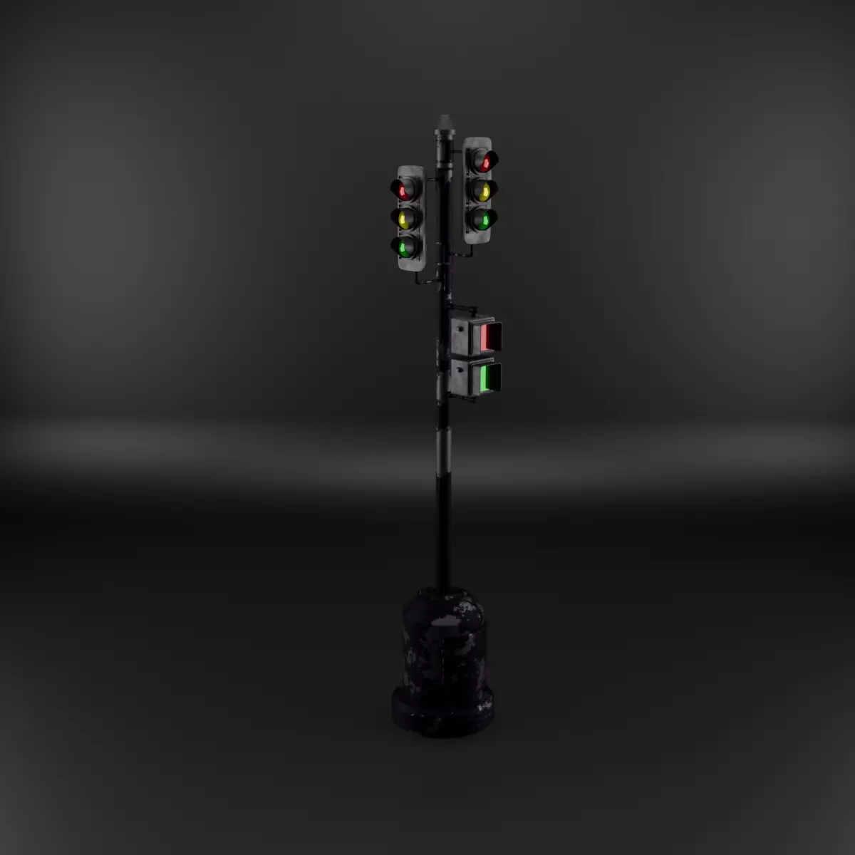 Traffic Light 3D model_0