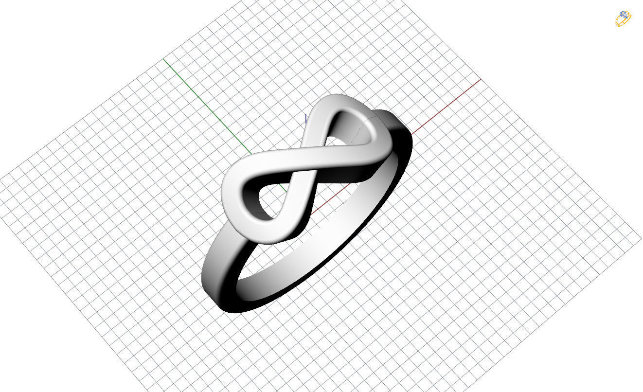 Infinity Ring 3D print model_14