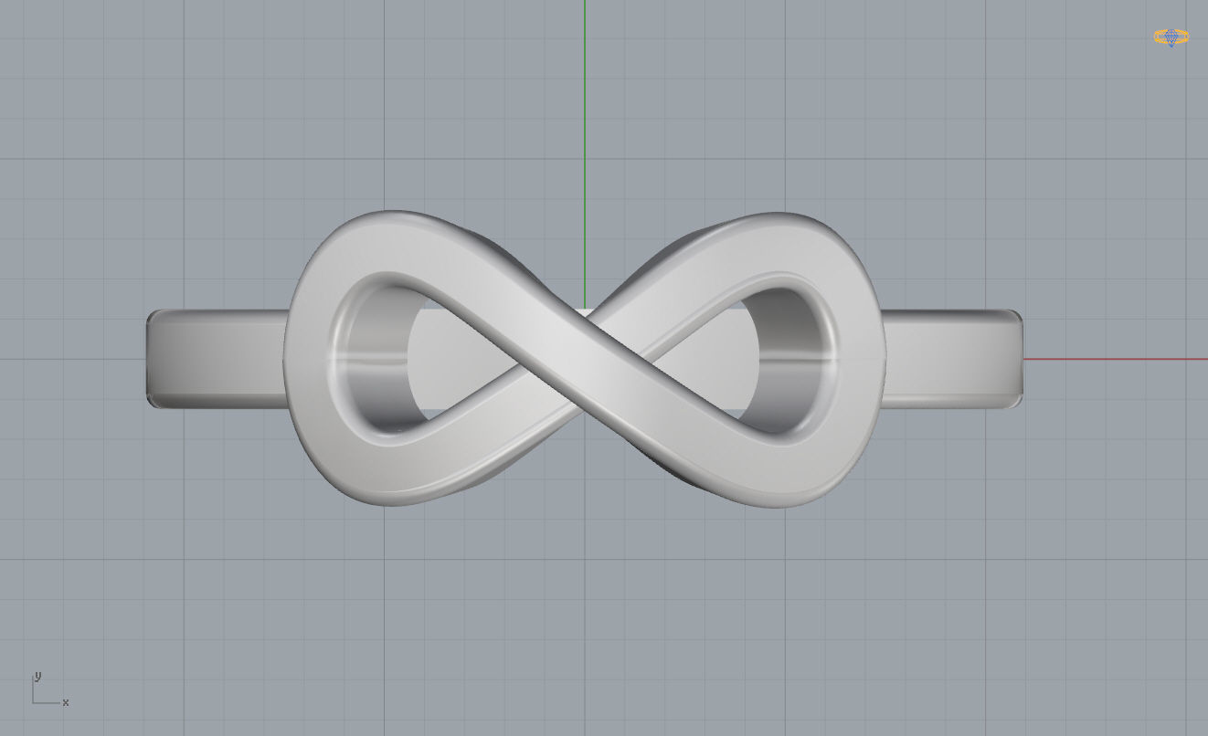 Infinity Ring 3D print model_7