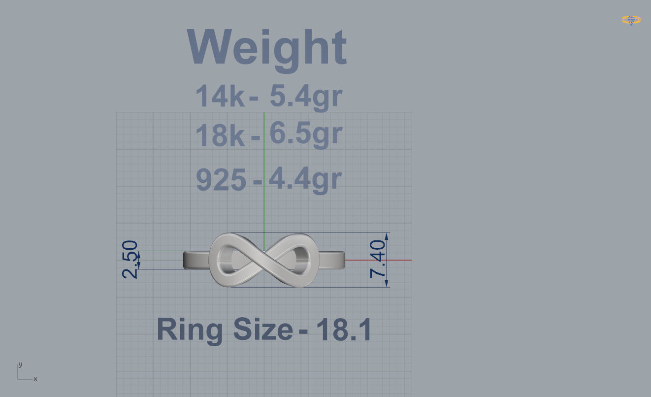 Infinity Ring 3D print model_4