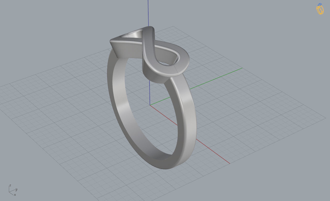 Infinity Ring 3D print model_12
