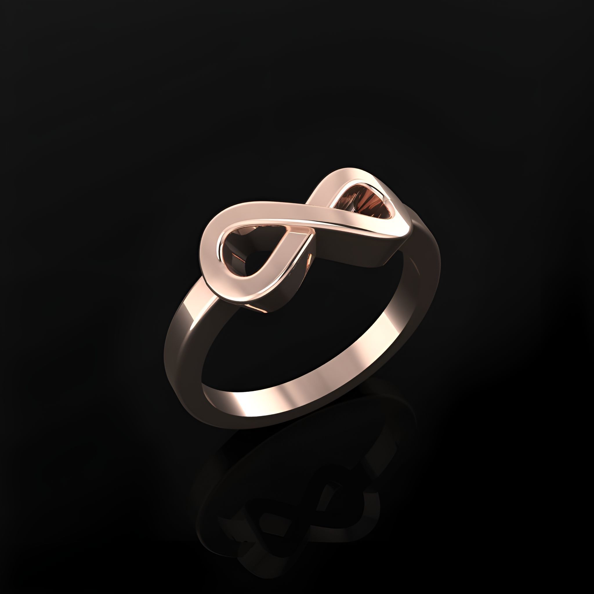 Infinity Ring 3D print model_3