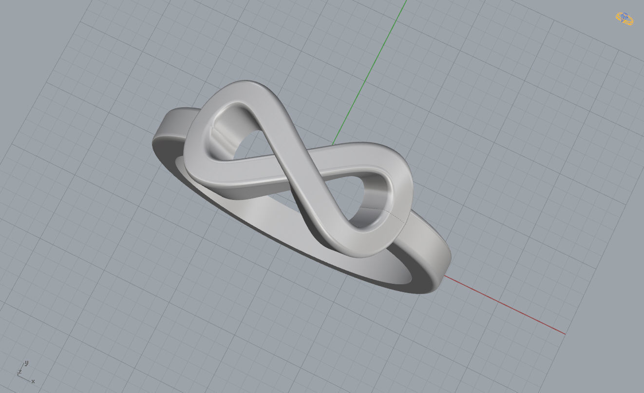 Infinity Ring 3D print model_10