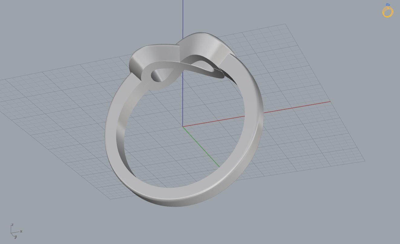 Infinity Ring 3D print model_11