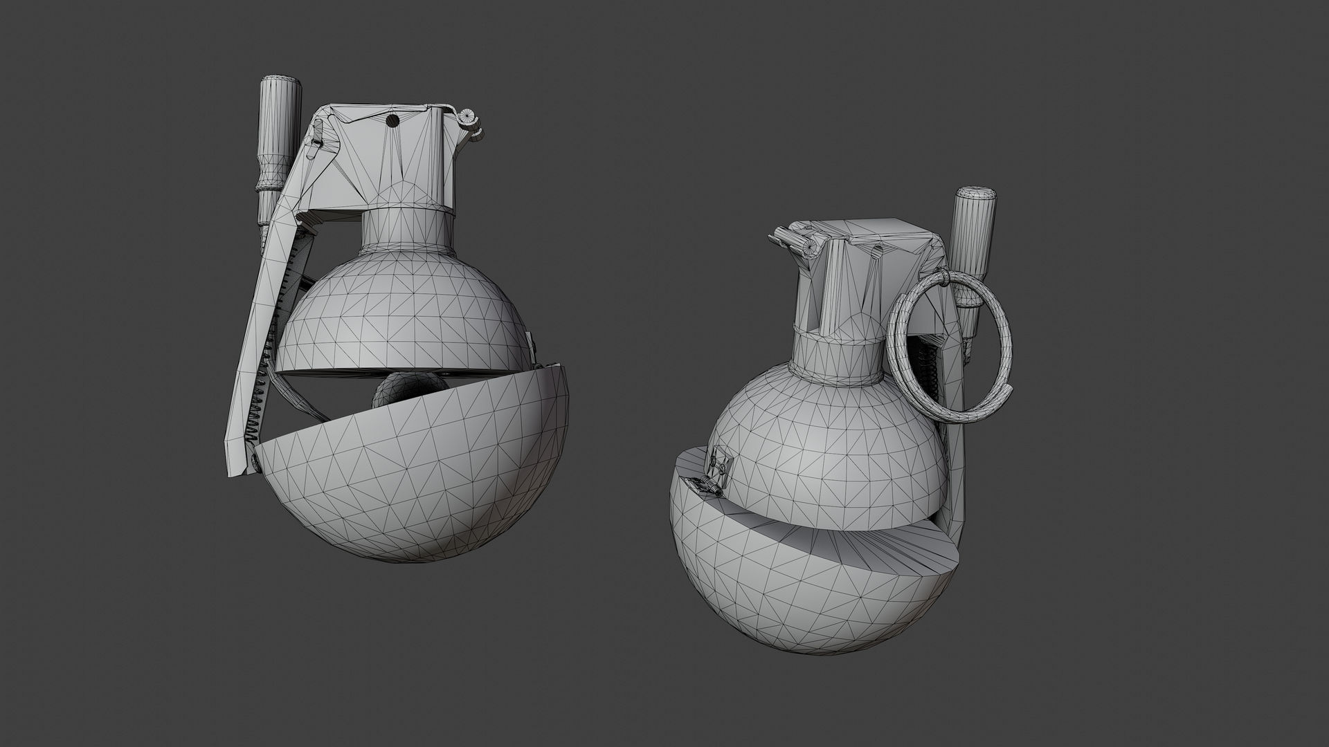 Demon Core Grenade Free low-poly 3D model_5