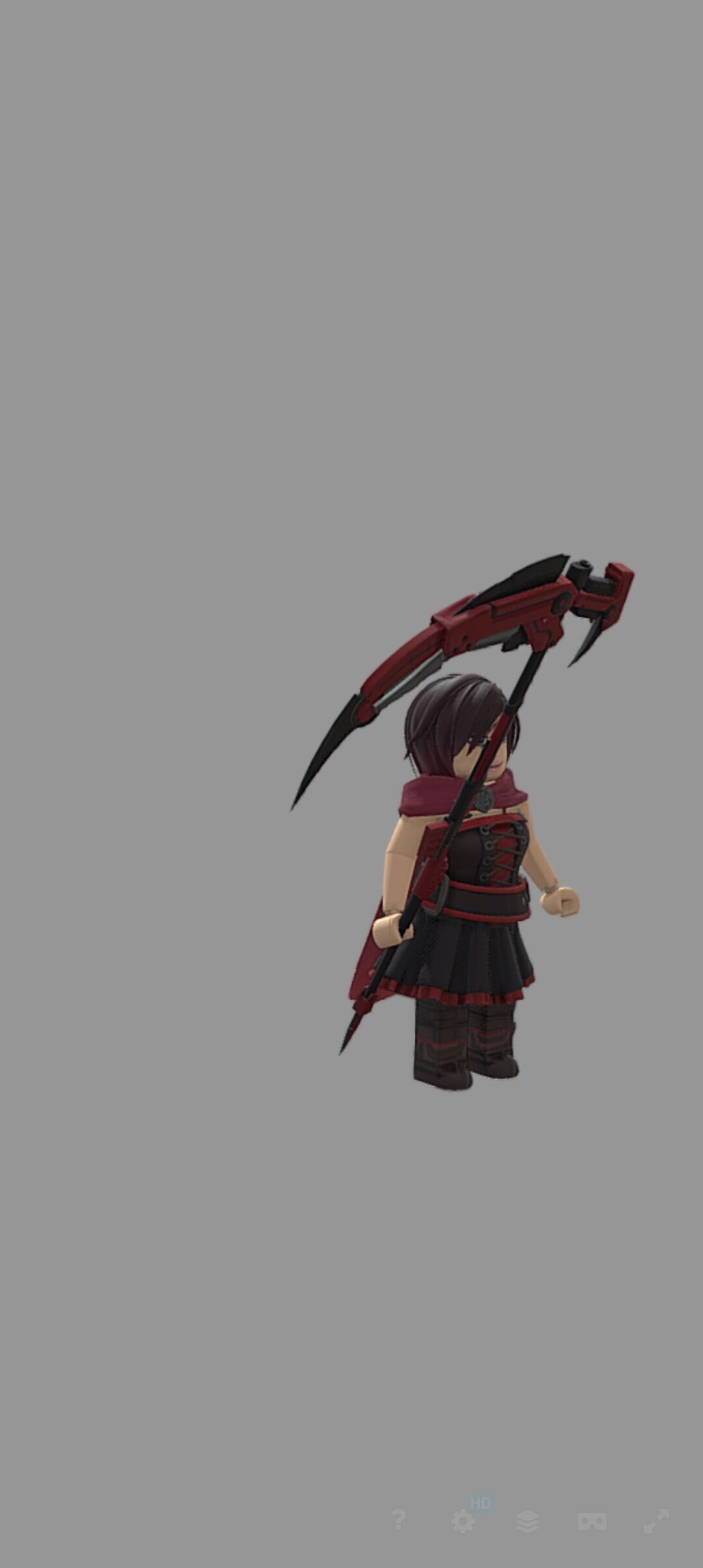 A Roblox girl  Low-poly 3D model_3