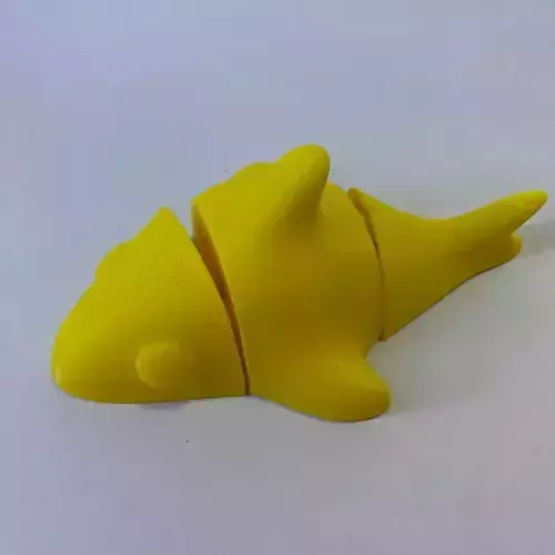 Flexi Fish Articulated Print in Place Free 3D print model