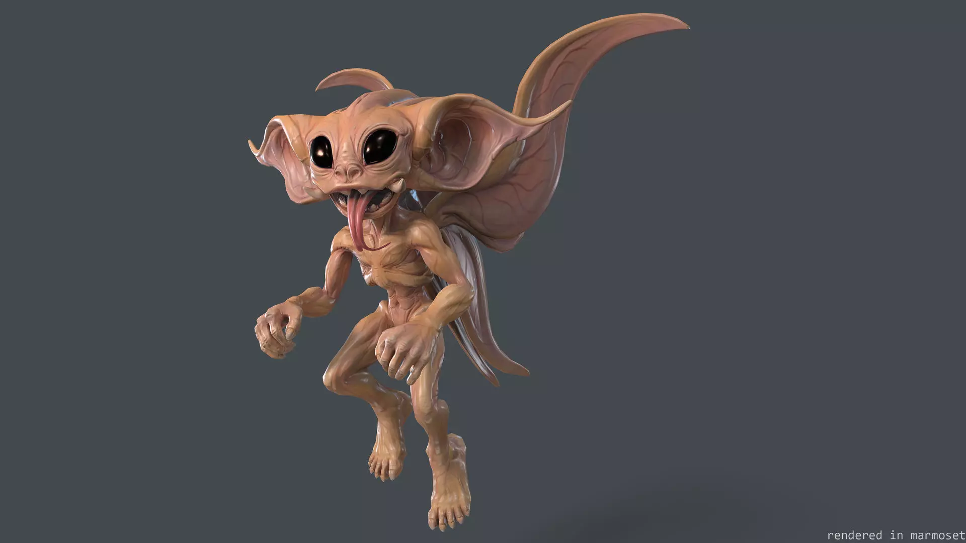 Pixie Low-poly 3D model