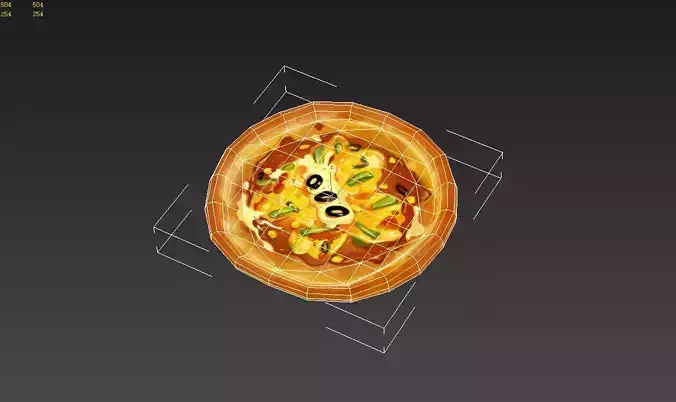 Pizza lowpoly