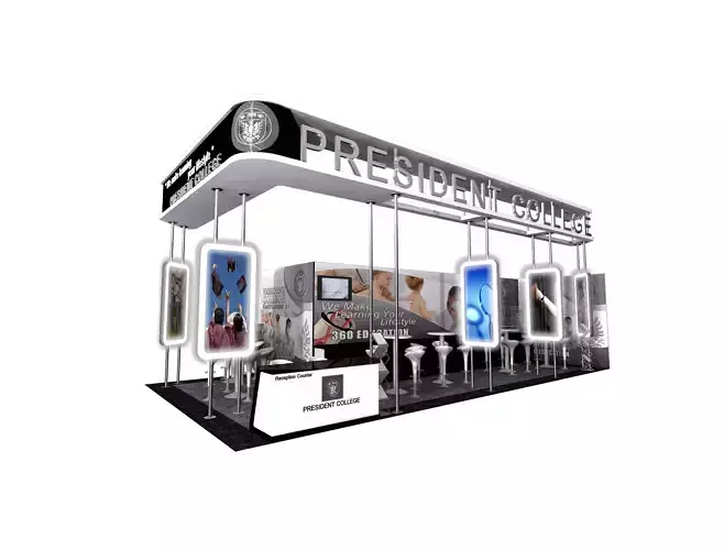 EXHIBITION BOOTH 6M x 12M