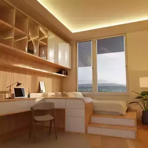 Bedroom  interior 