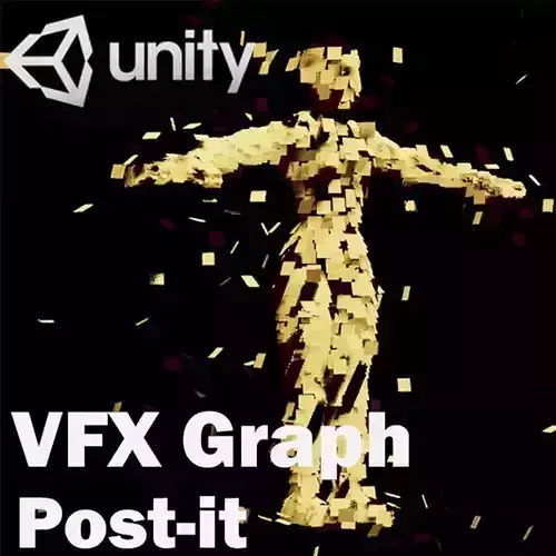Unity VFX Graph - Post-it models