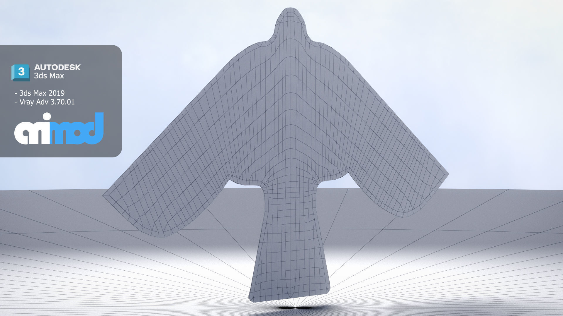 Eagle Kite 3D model_9