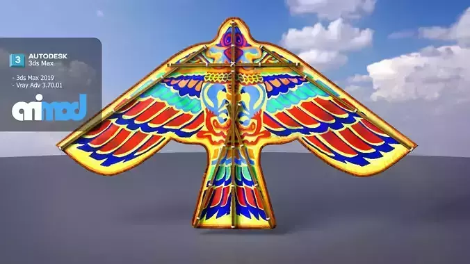 Eagle Kite 3D model
