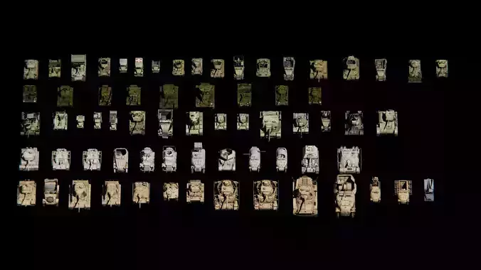 Low Poly WORLD  WAR 2 Vehicles PACK