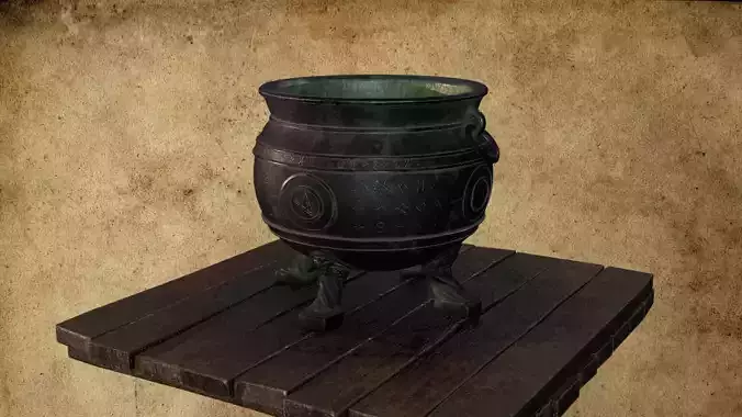 Medieval Magic Cauldron