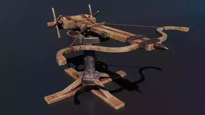 Ballista Low-poly 3D model