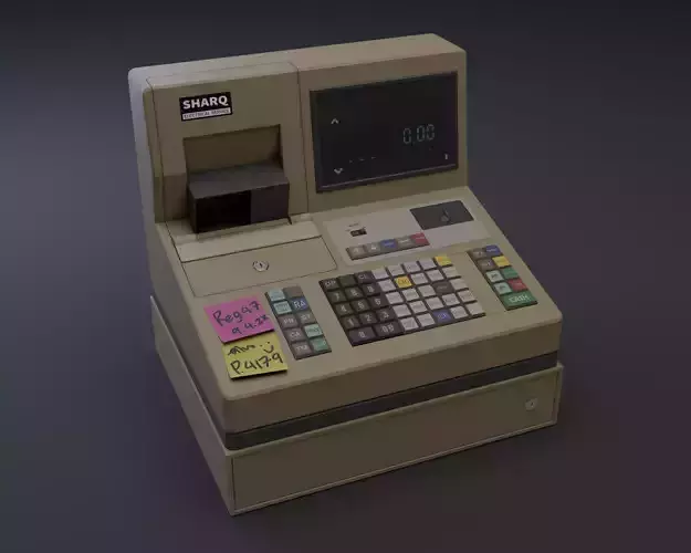Retro Cash Register