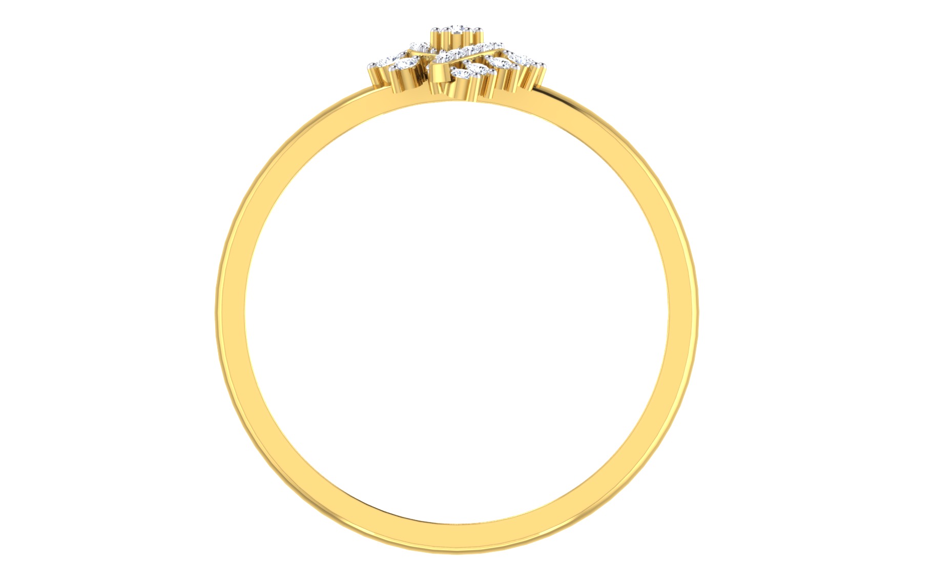 Women Ring Render 3dm STL OBJ FBX Details 3D print model_4