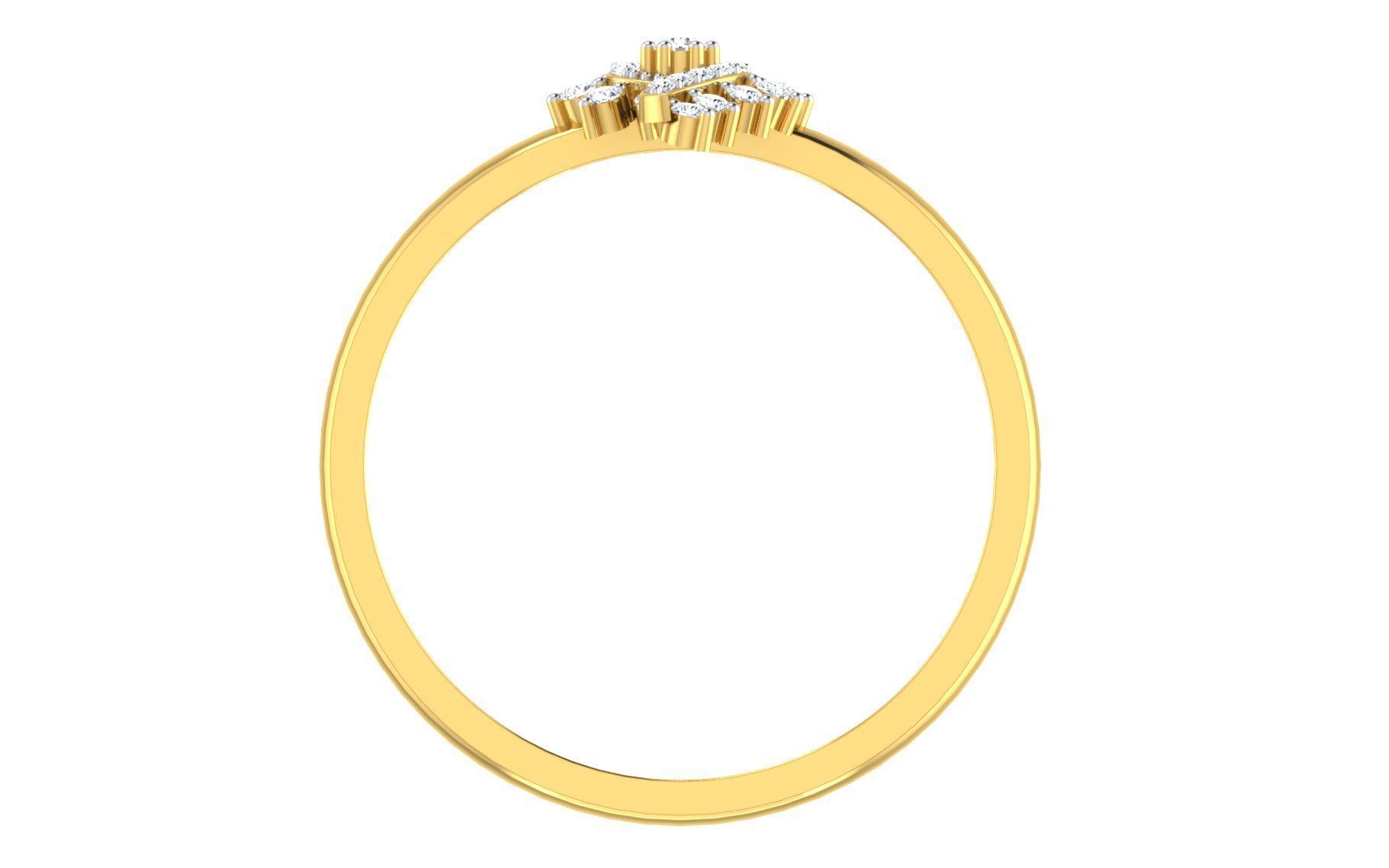 Women Ring Render 3dm STL OBJ FBX Details 3D print model_3