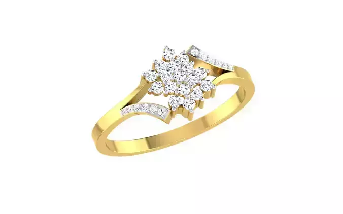 Women Ring Render 3dm STL OBJ FBX Details