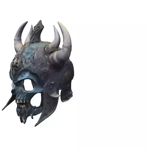 Demonic Horned Skull Helmet 