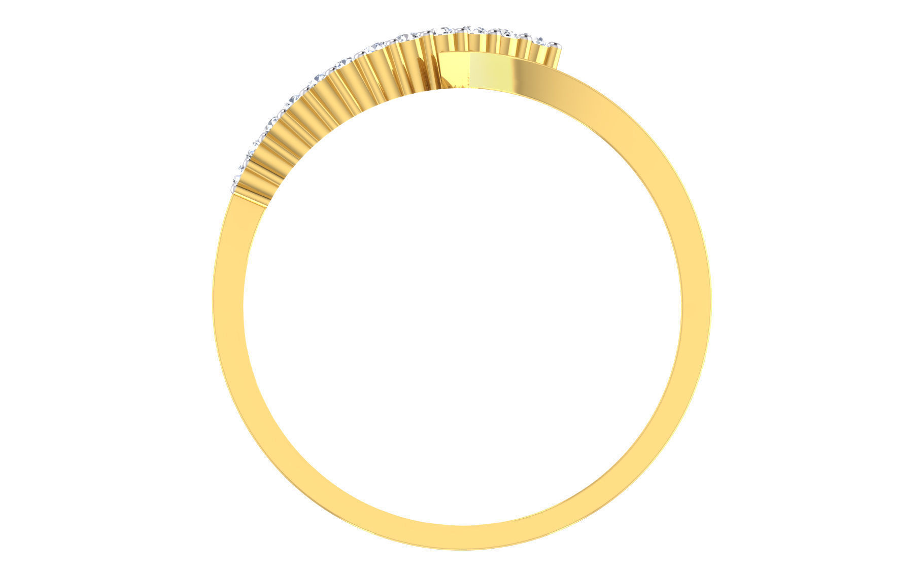 Women Ring Render 3dm STL OBJ FBX Details 3D print model_3