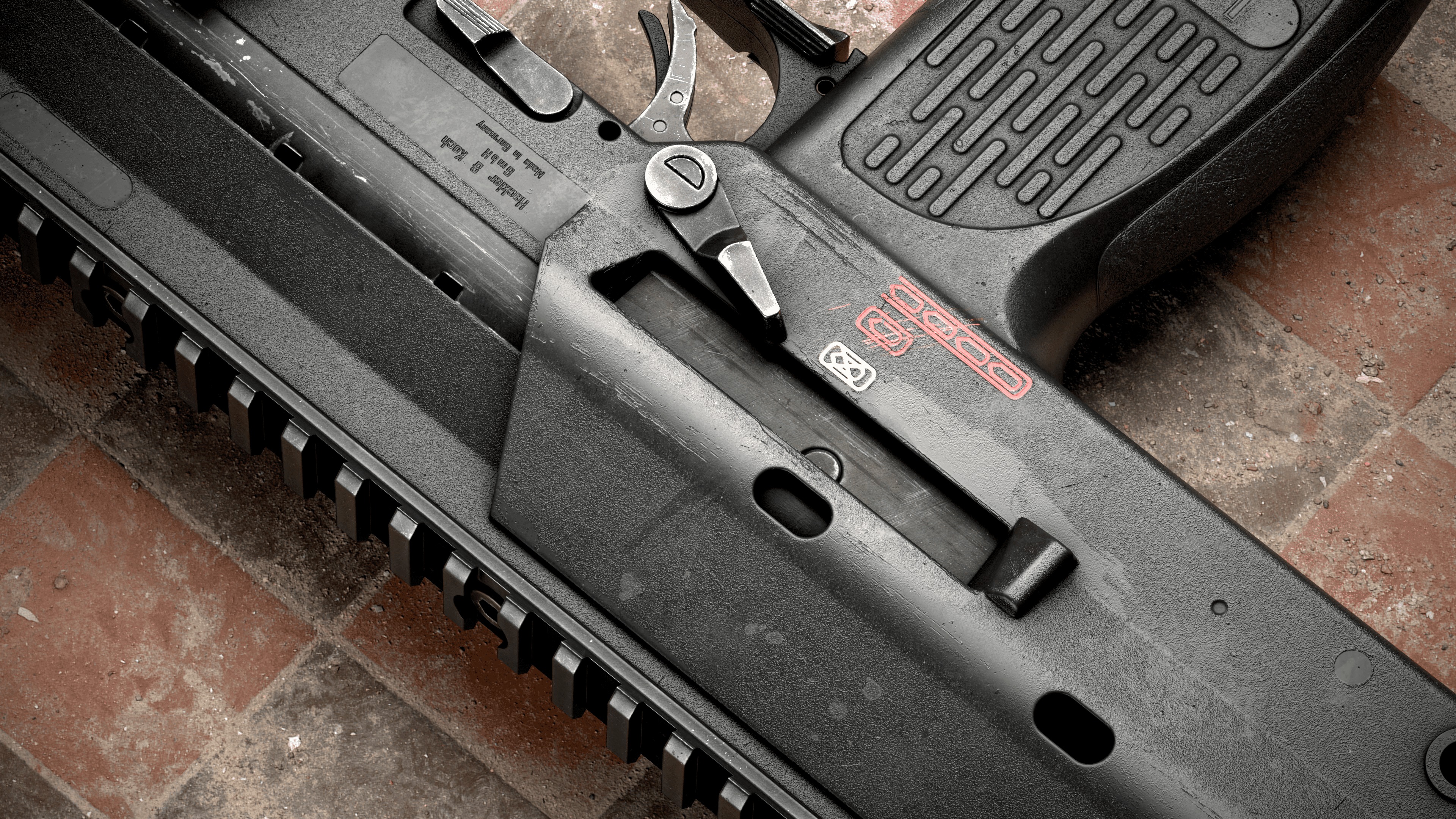 MP7A1 Heckler and Koch Low-poly 3D model_6