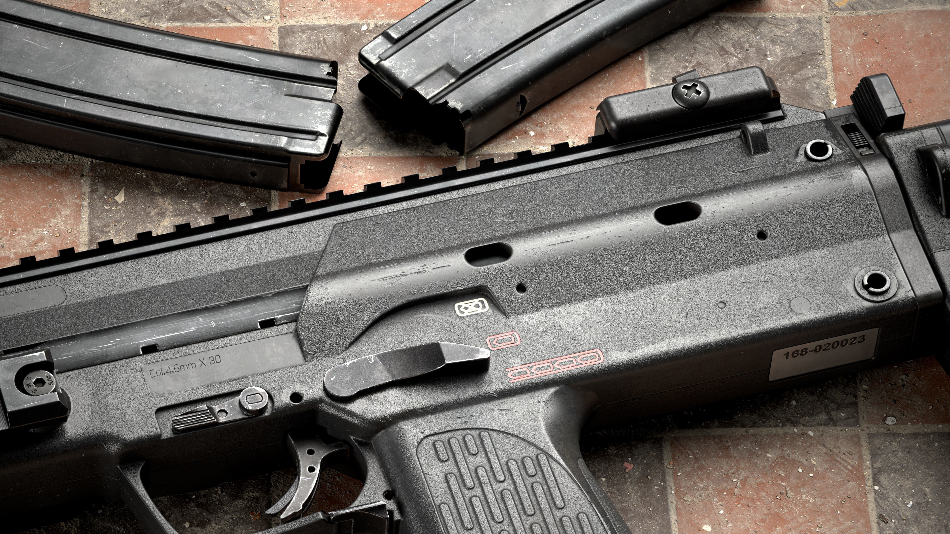 MP7A1 Heckler and Koch Low-poly 3D model_1