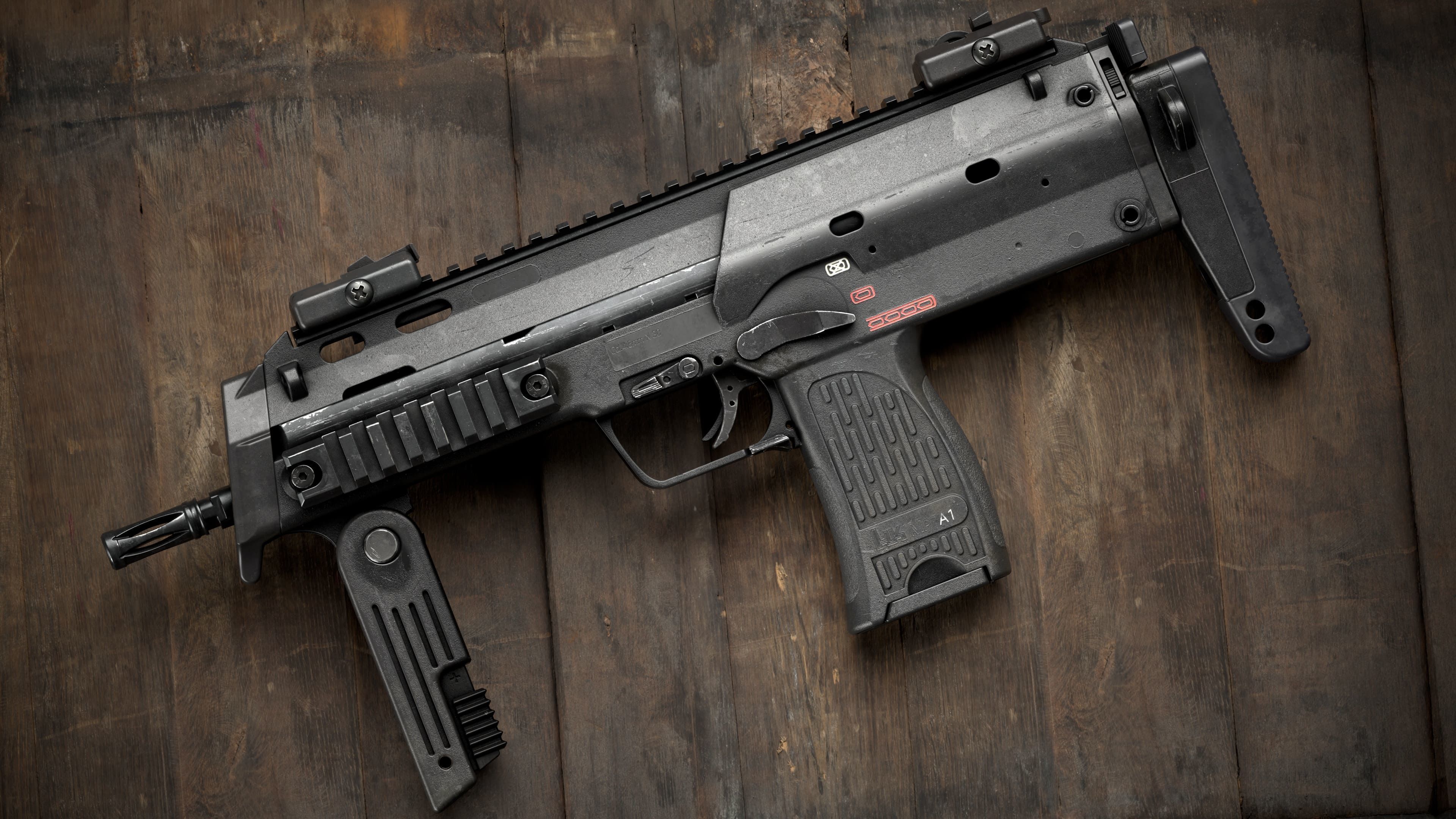 MP7A1 Heckler and Koch Low-poly 3D model_11