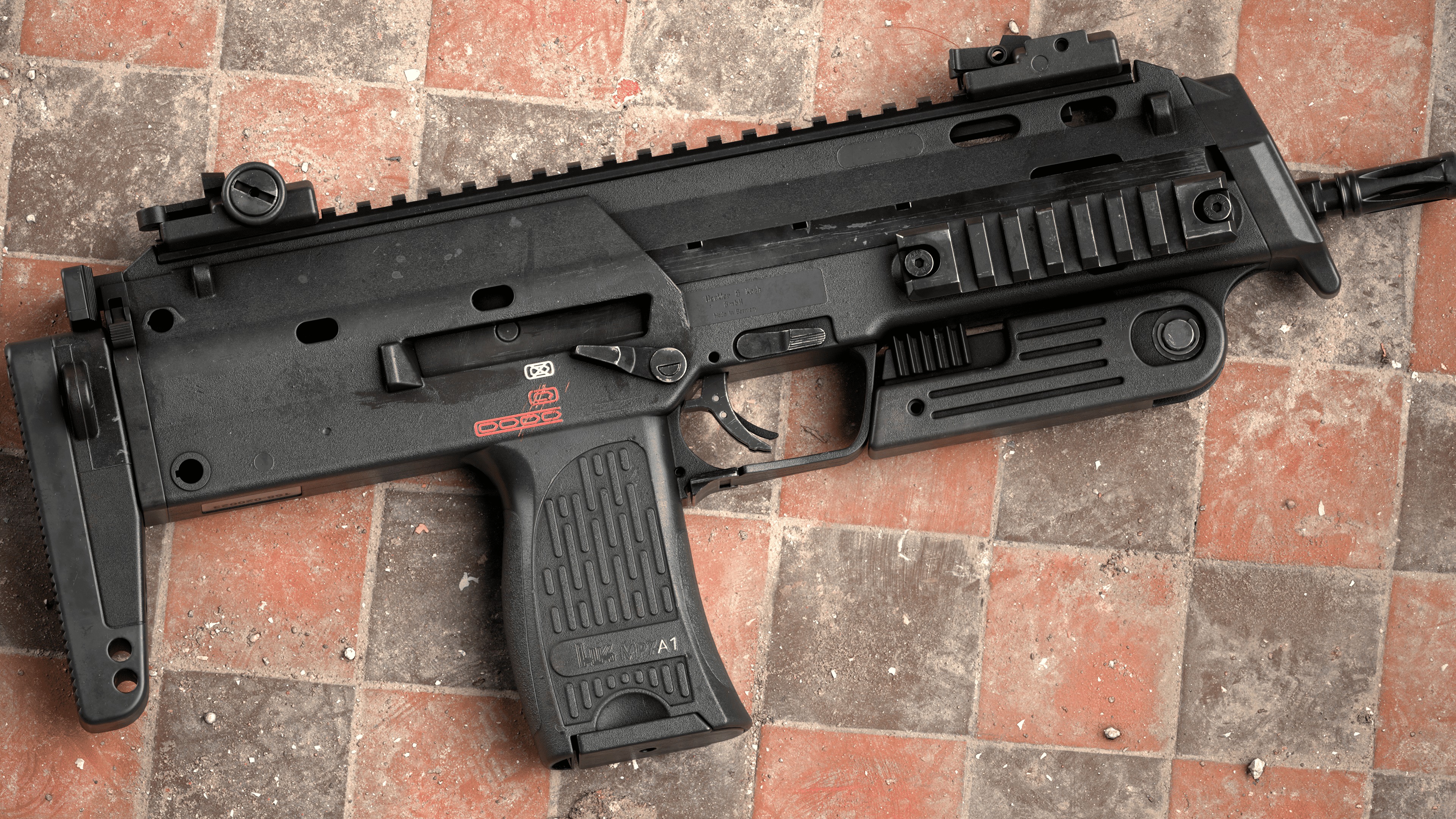 MP7A1 Heckler and Koch Low-poly 3D model_8