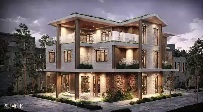 villa adnan 1  3D model