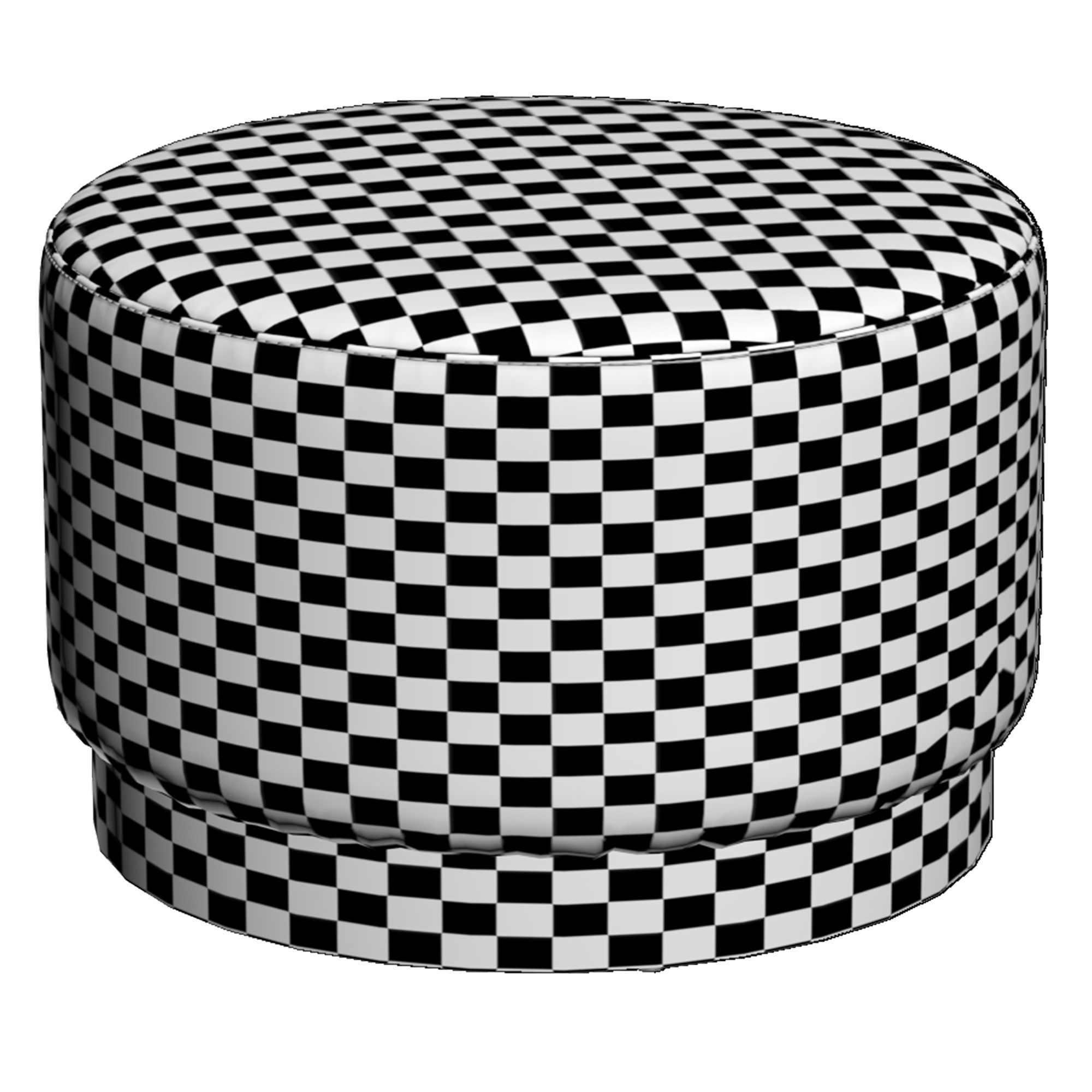 Cult Furniture Viserra Low Stool 3D model_5